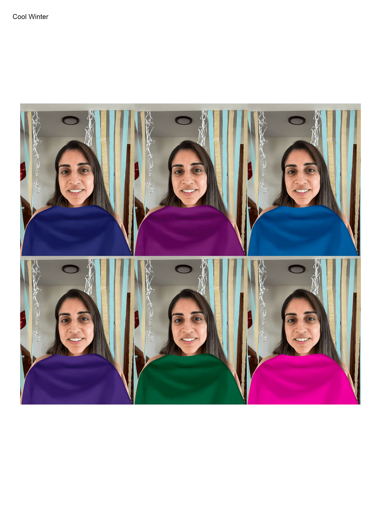 Cool Winter drape simulation