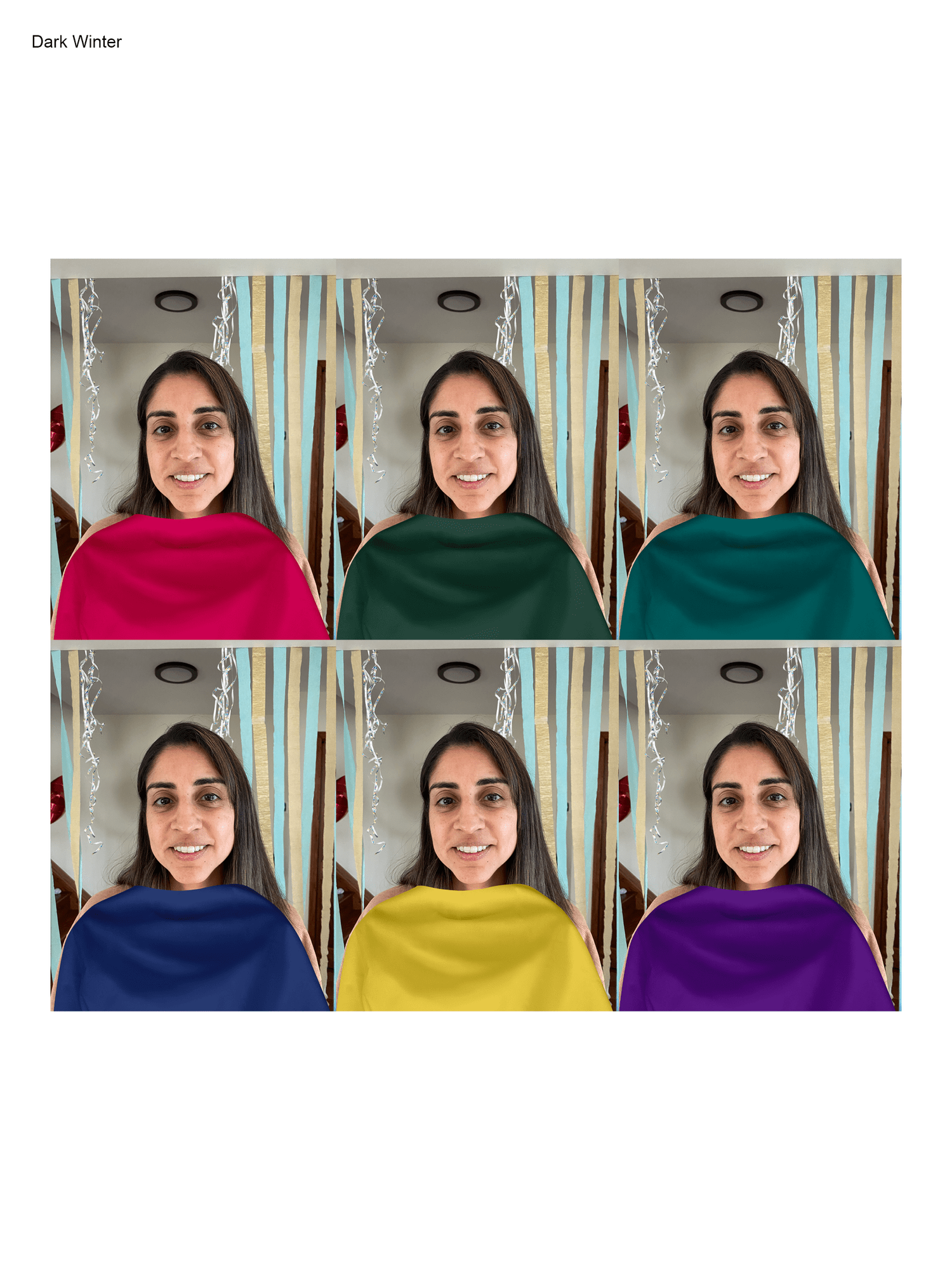 Dark Winter drape simulation