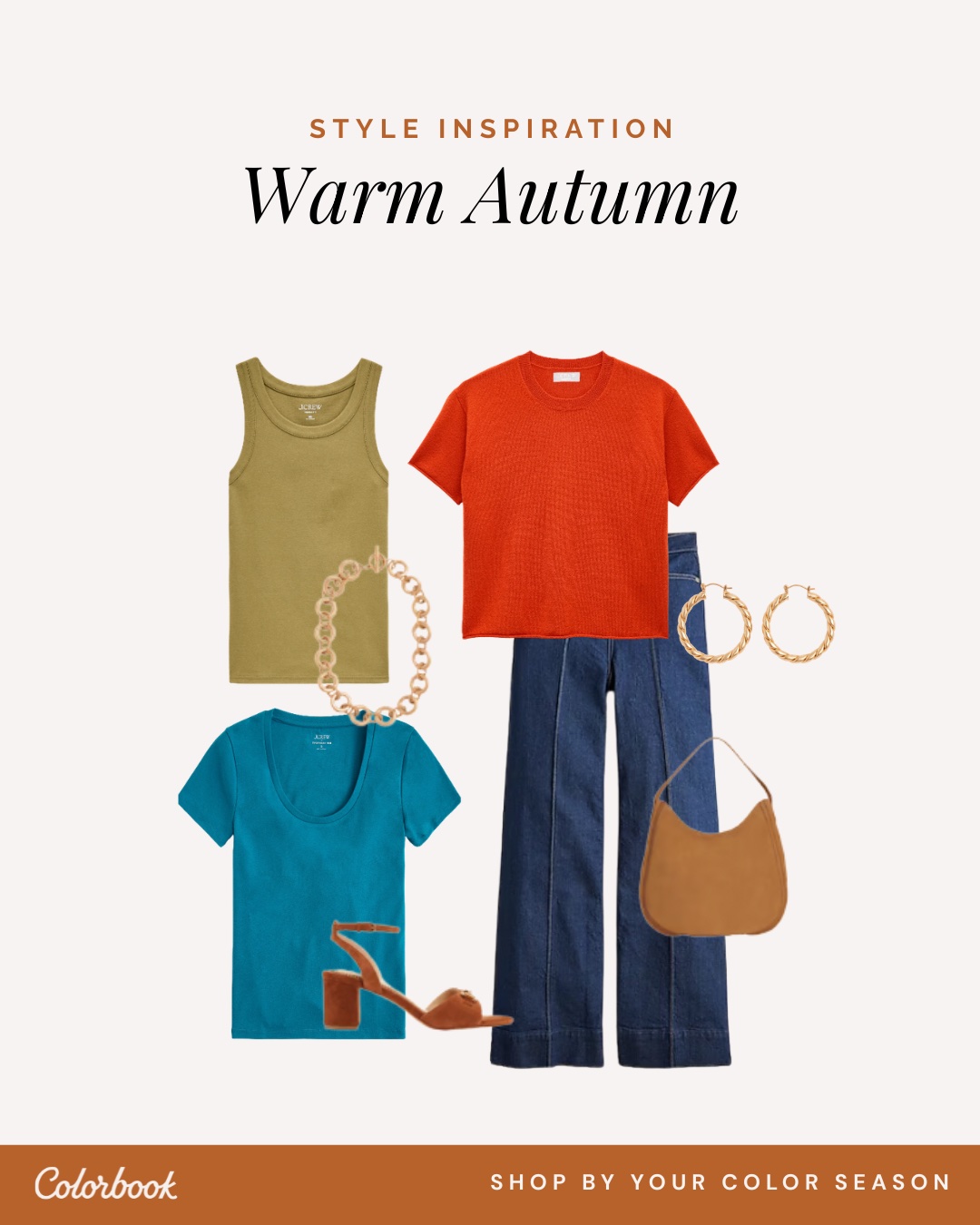 Warm Autumn outfit idea