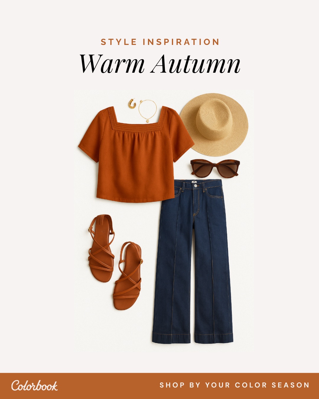 Warm Autumn outfit idea