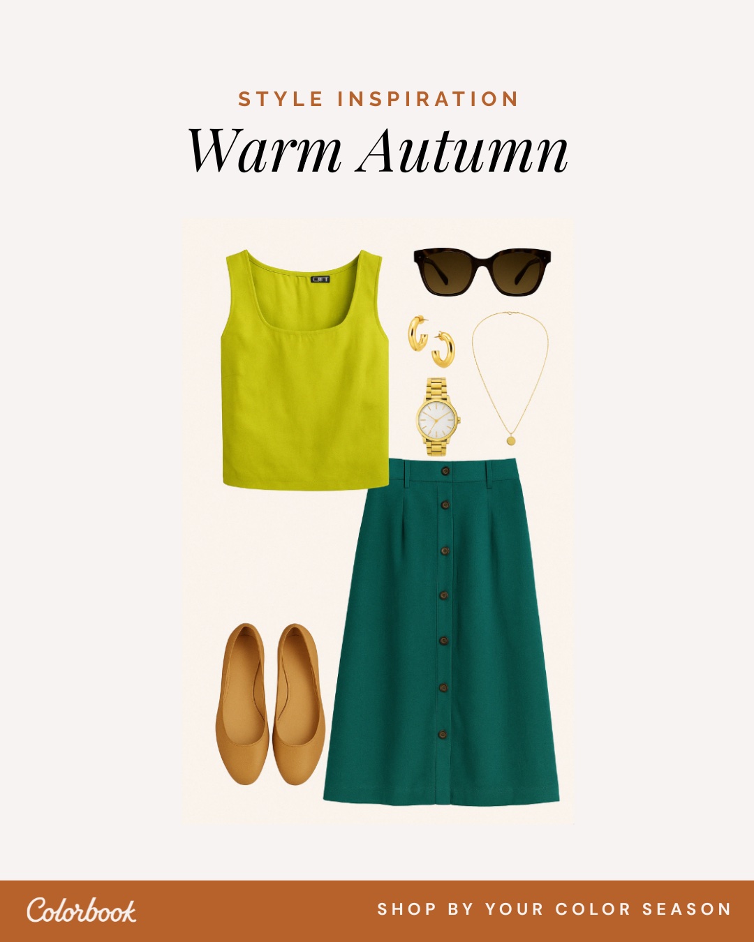 Warm Autumn outfit idea