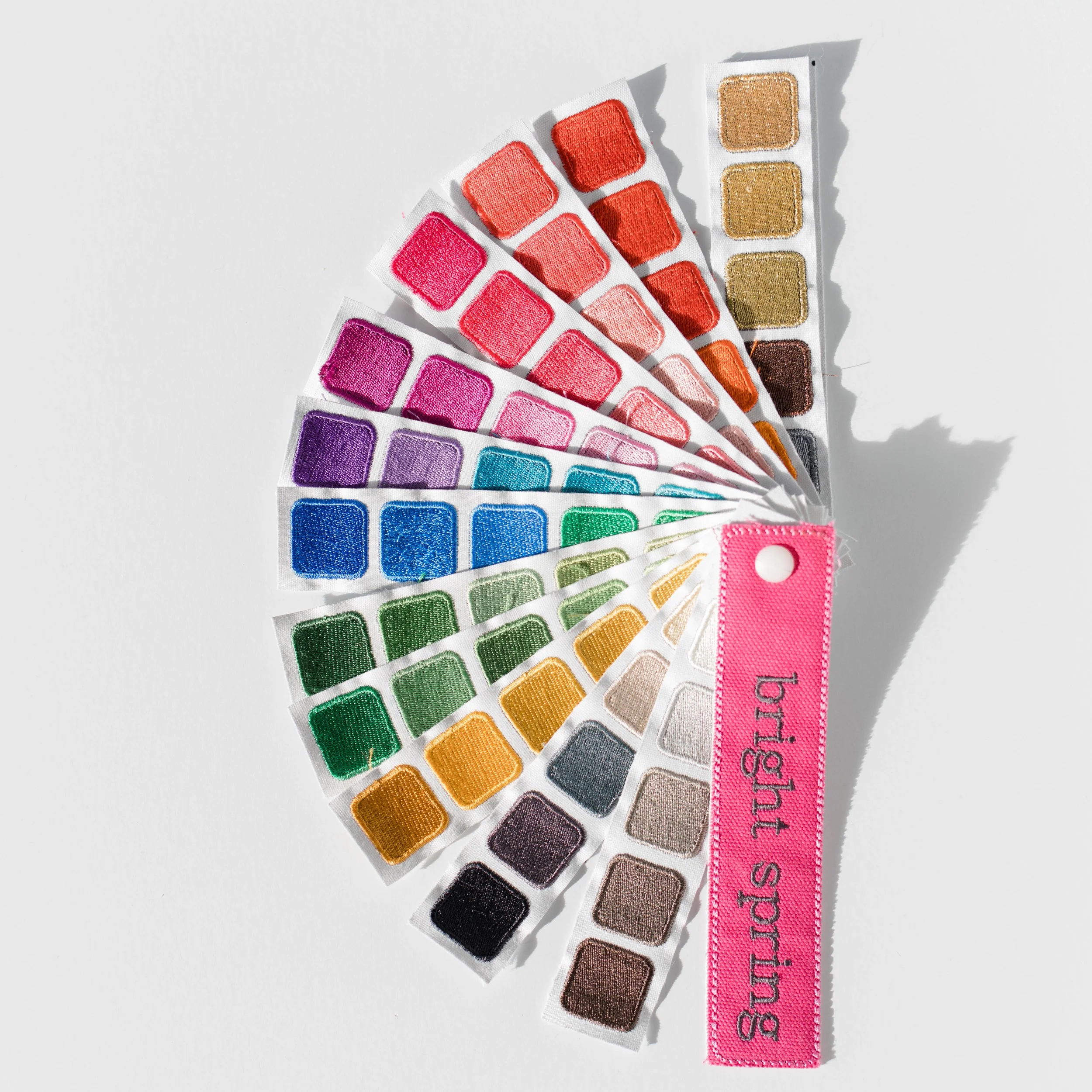 Indigo Tones Bright Spring color swatch book