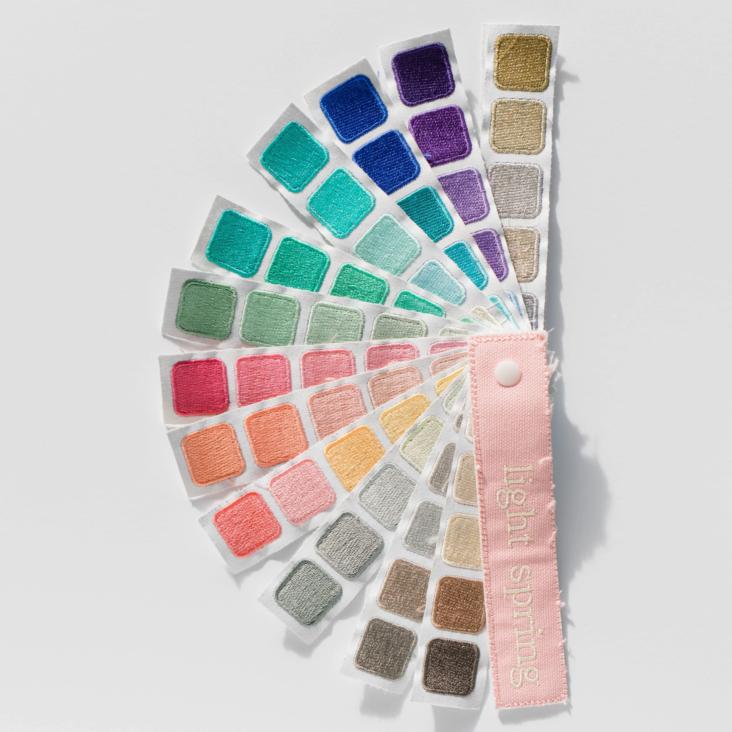 Indigo Tones Light Spring color swatch book