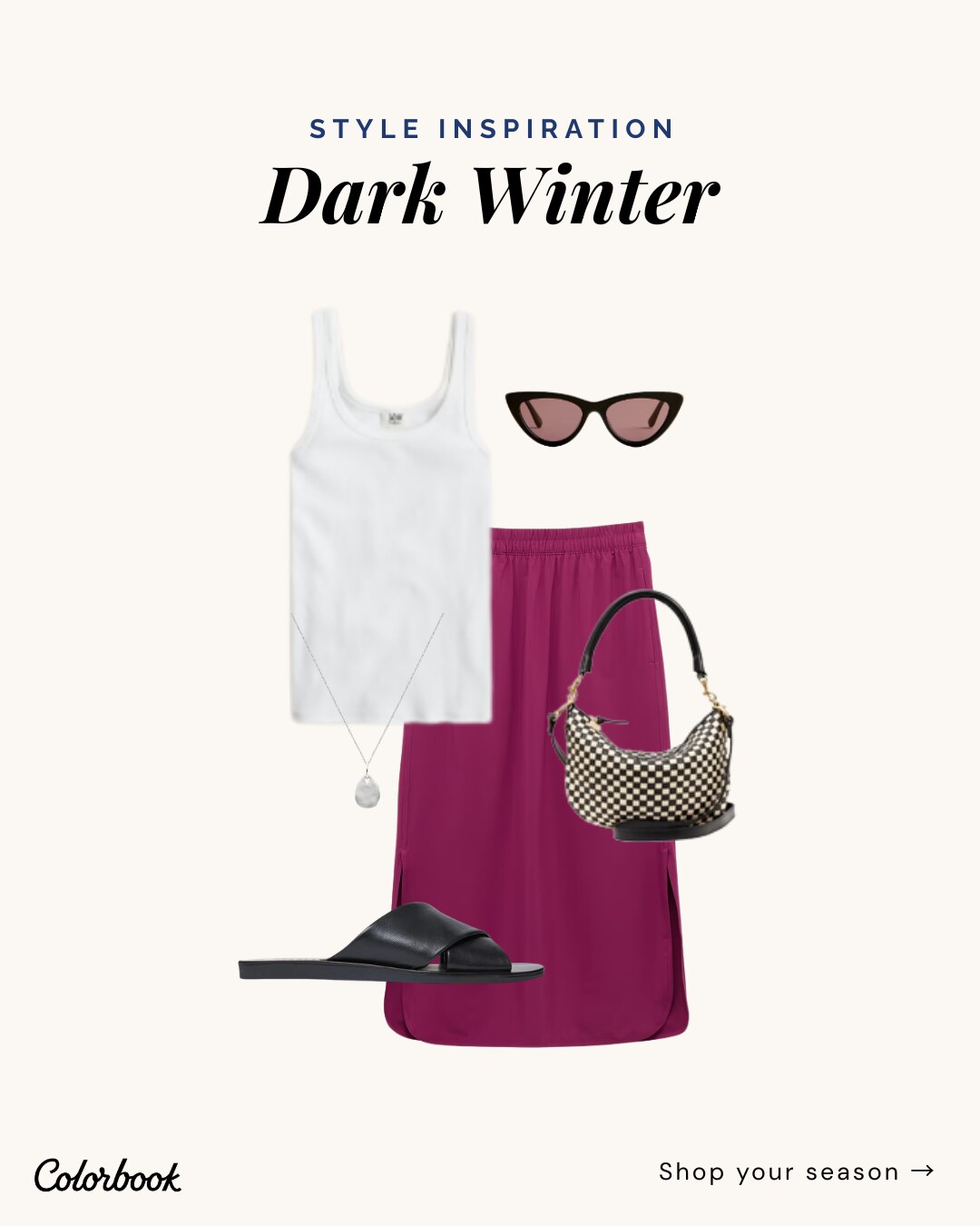 Dark Winter outfit ideas