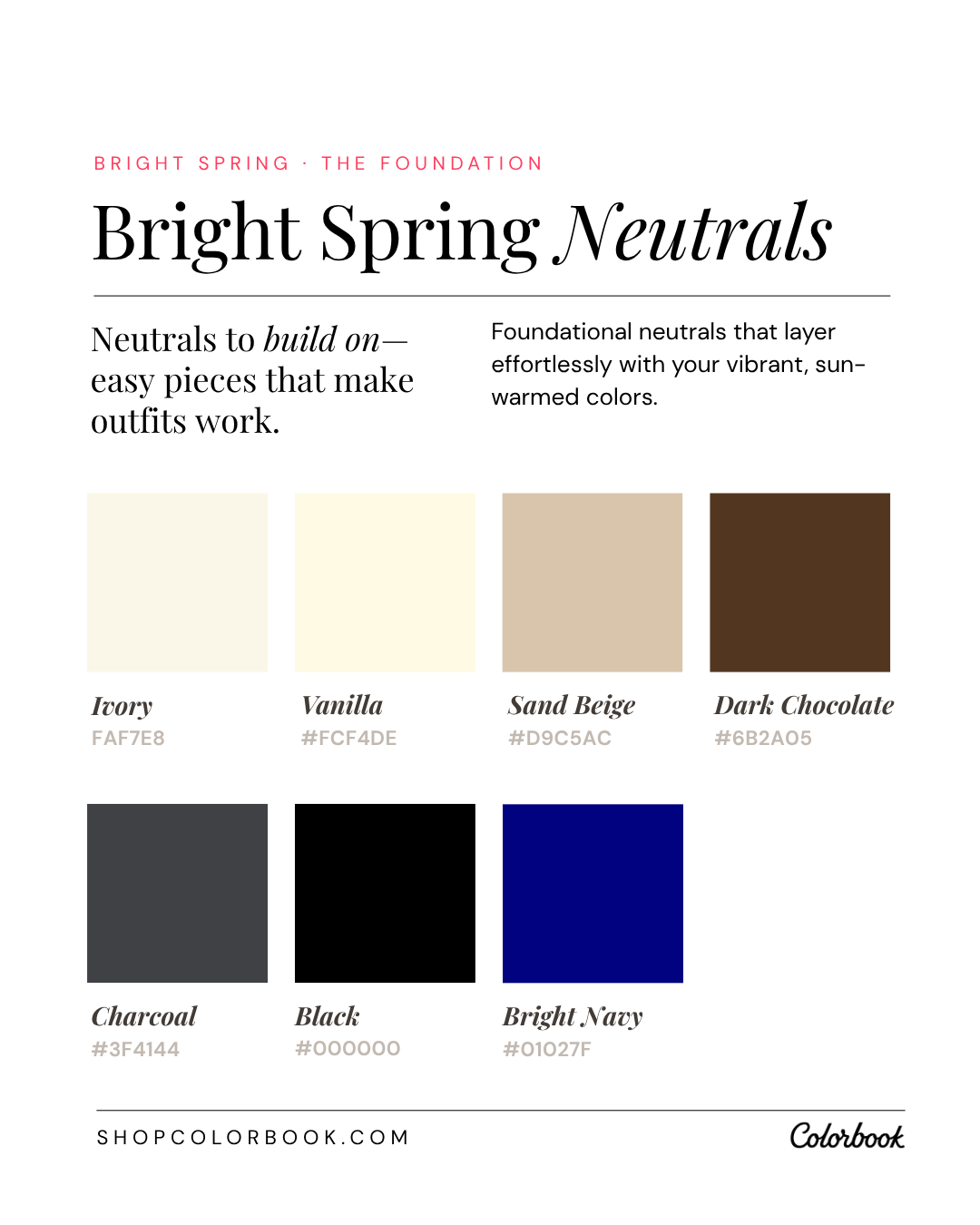 Bright Spring neutral outfit examples