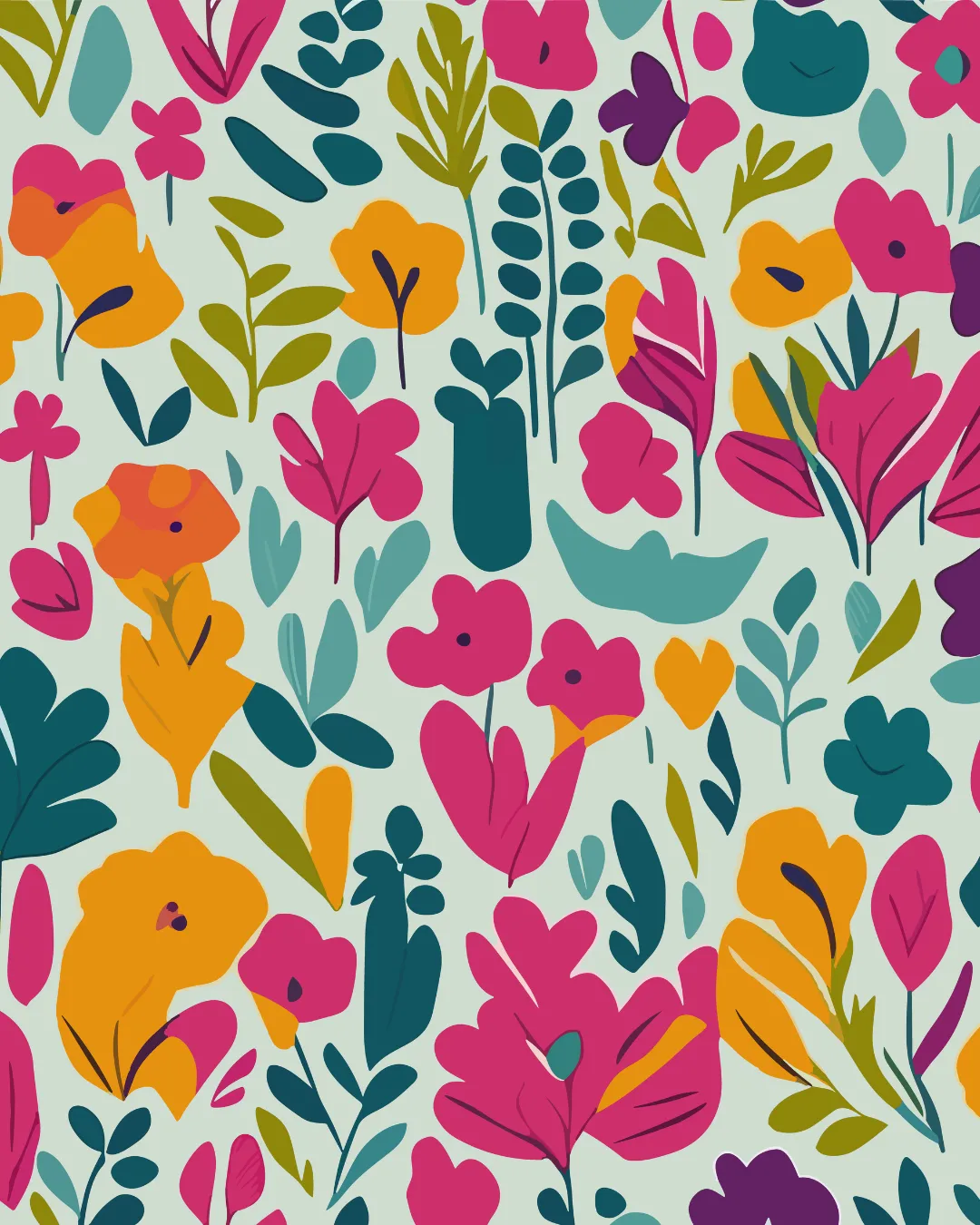 Bright Spring pattern example 3