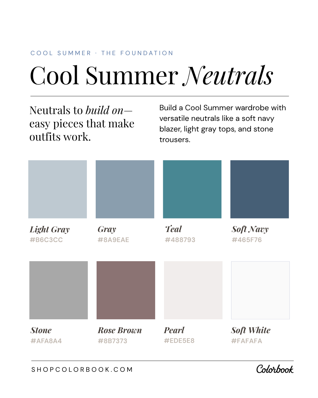 Cool Summer neutral outfit examples
