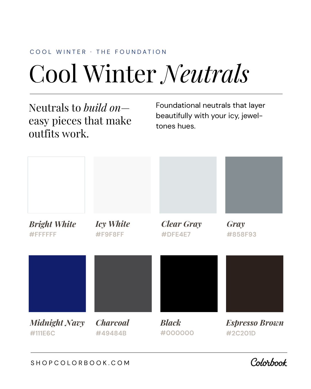 Cool Winter neutral outfit examples