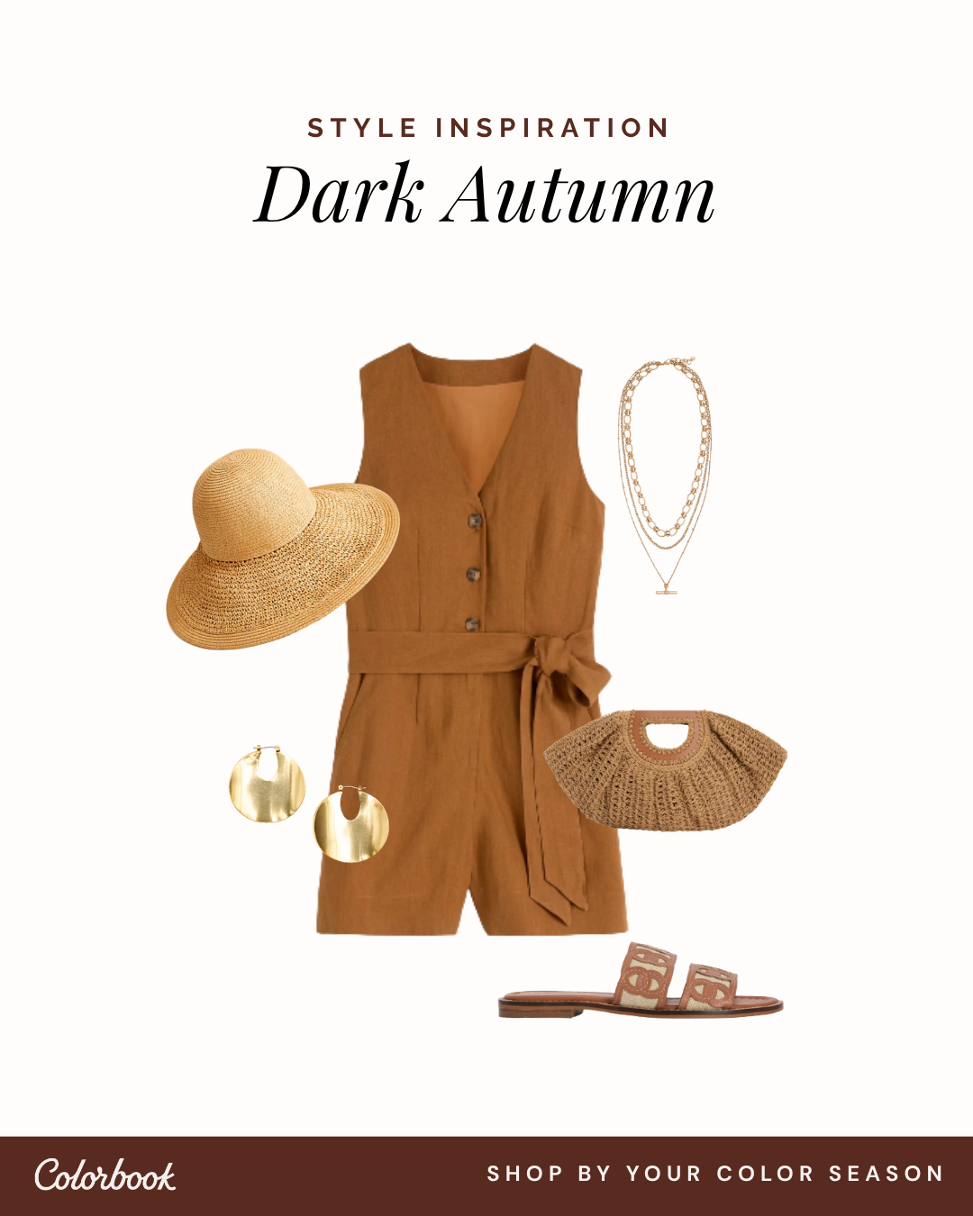 Dark Autumn outfit — dark plum and espresso