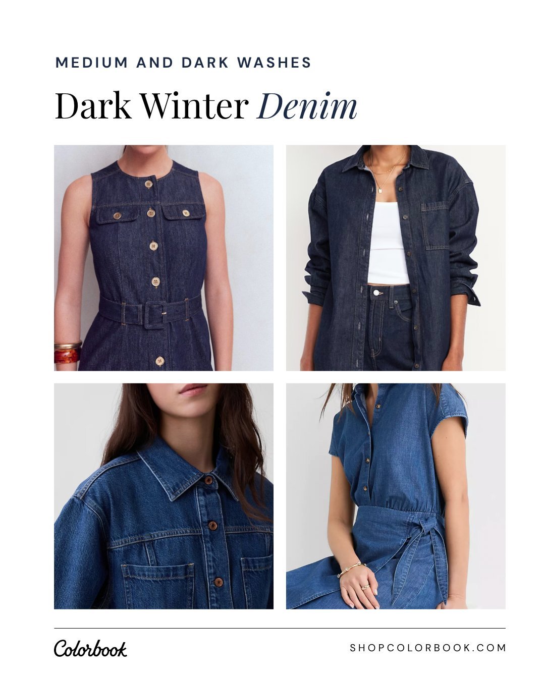 Dark Winter denim guide