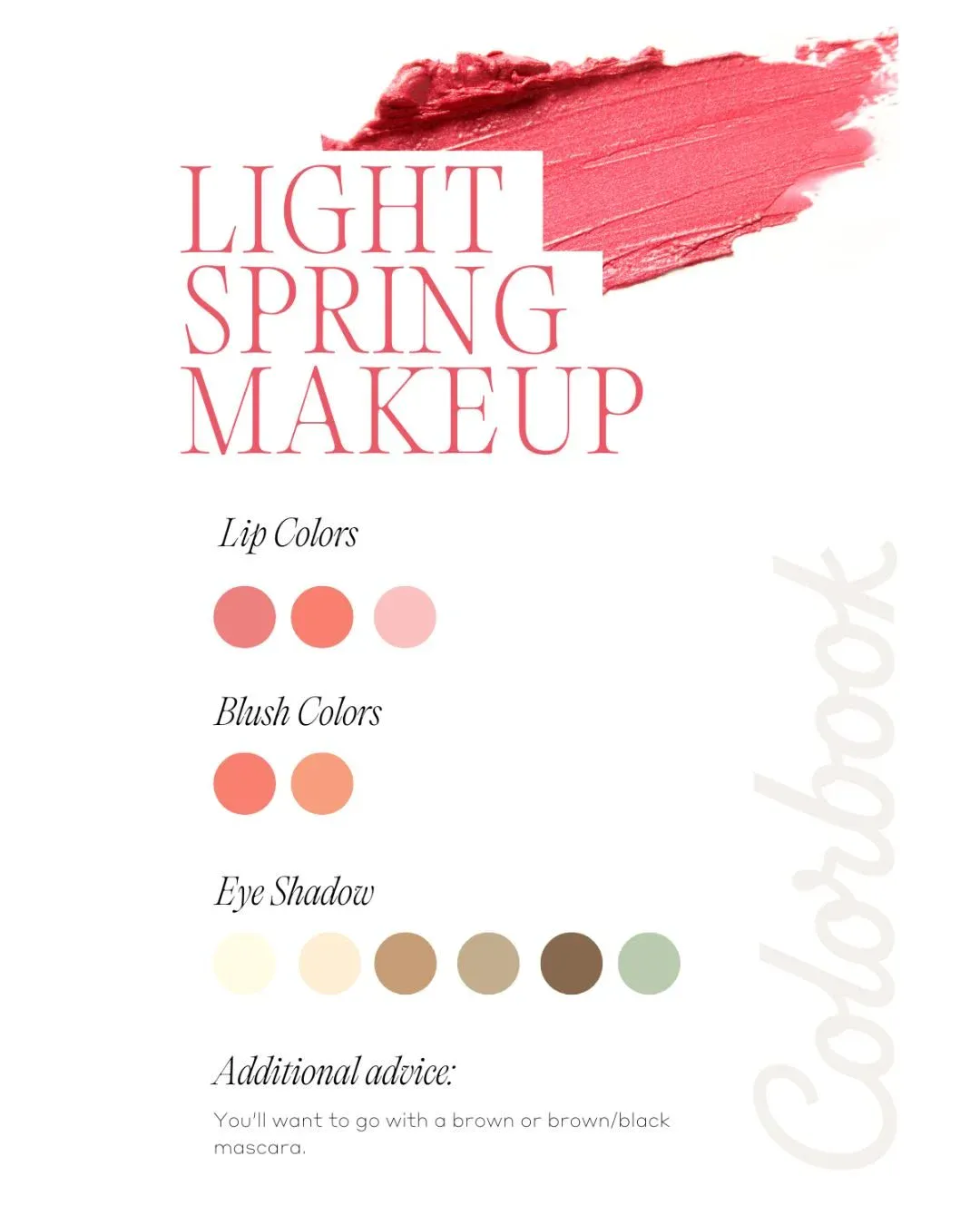 Light Spring makeup palette