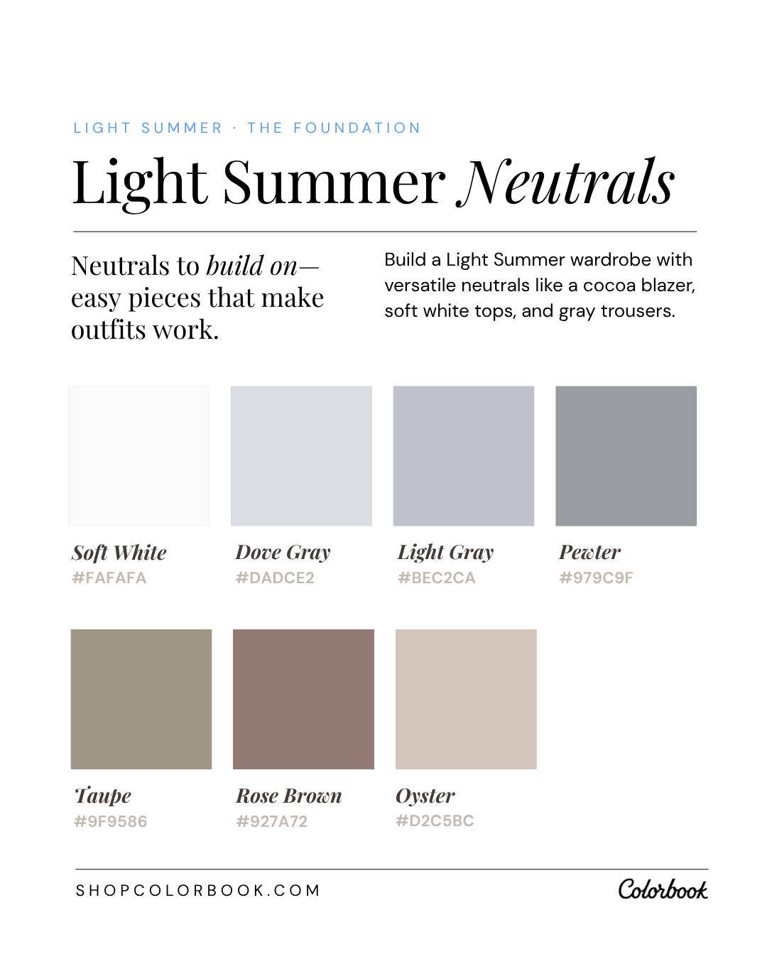 Light Summer neutral outfit examples