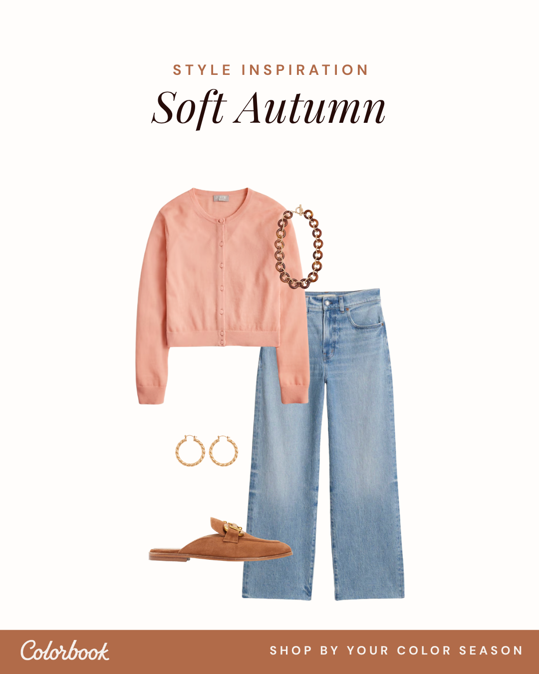 Soft Autumn outfit — terracotta and olive
