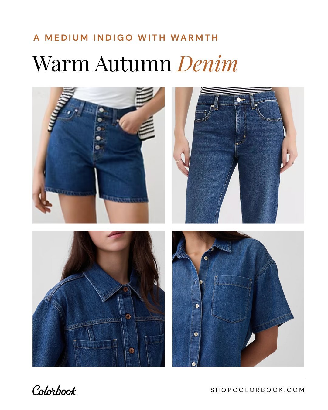 Warm Autumn denim guide