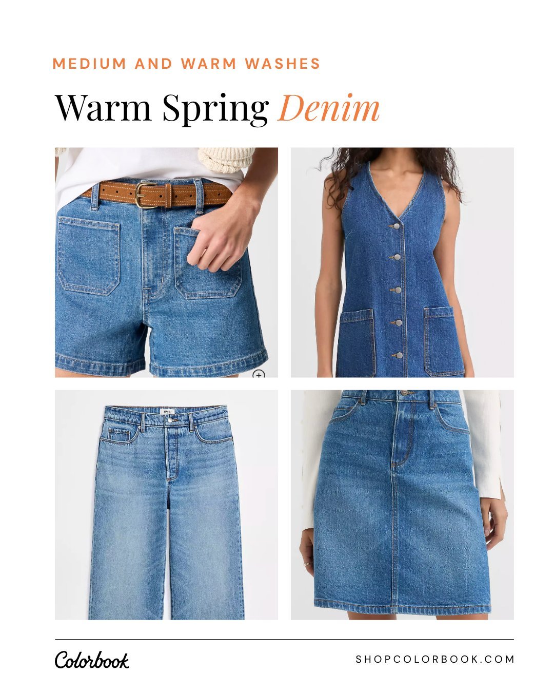 Warm Spring denim guide